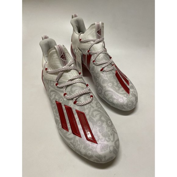 Adidas Adizero Reign Young King Football Cleats White Red FU6708 Men’s main image 6